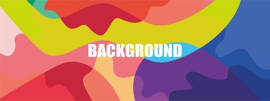 full color abstract background vector