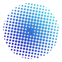 Circle Gradient Halftone png