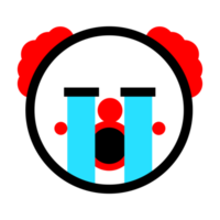 Cute Clown Emoticon png