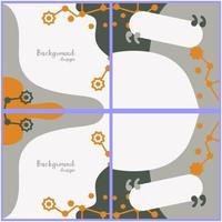 MEDIA POST TEMPLATE POST vector