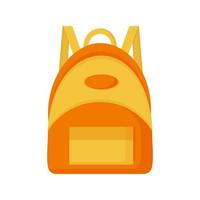 backpack on white background vector