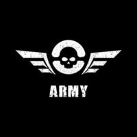 diseño del logotipo del ejército, elementos de plantilla de diseño de iconos vector