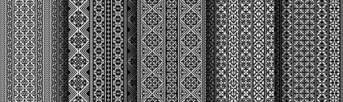 traditional ethnic background pattern set collection for business vector