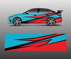 modern stripe for racing car wrap, sticker, and decal design vector. vector