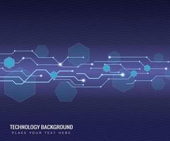 puntos y líneas abstractas conectan el fondo. tecnología de conexión de datos digitales y concepto de big data. vector