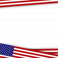 American flag background for any event vector