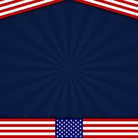 American flag background for any event vector