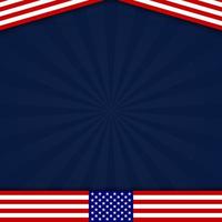 American flag background for any event vector