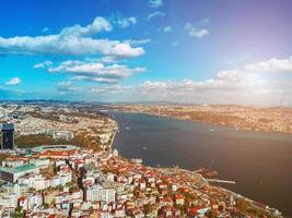 Aerial view of Istanbul photo