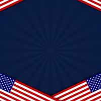 American flag background for any event vector