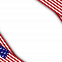 American flag background for any event vector