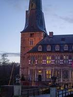 raesfeld,alemania,2020-el castillo de raesfeld en alemania foto
