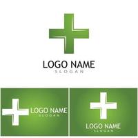 Medical Cross illustration Logo template vector design