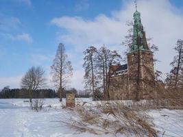 raesfeld,alemania,2020-el castillo de raesfeld en alemania foto