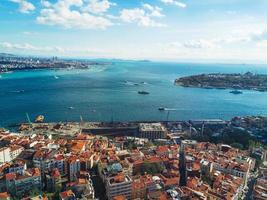 Aerial view of Istanbul photo