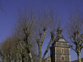 raesfeld,alemania,2020-el castillo de raesfeld en alemania foto