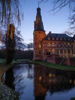 raesfeld,alemania,2020-el castillo de raesfeld en alemania foto