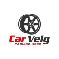 car wheel sales logo design vector