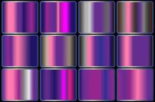 Purple gradient colors vector