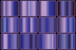 Purple gradient colors vector