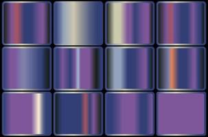 Purple gradient colors vector