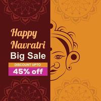Happy Navratri Sale Vector Free Download