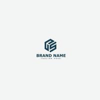 CS Logo Design Template Vector Graphic Branding Element.
