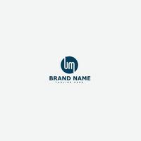 UM Logo Design Template Vector Graphic Branding Element.
