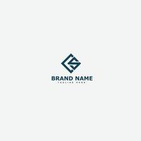 CS Logo Design Template Vector Graphic Branding Element.