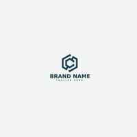 SC Logo Design Template Vector Graphic Branding Element.