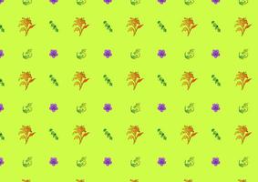 Seamless pattern nature flower leaf ornament botany element abstract background paper print artwork illustration graphic design photo
