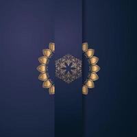 Luxury ornamental mandala background colorful gold mandala vector