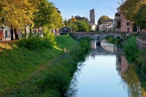 view on bridge in Padua photo