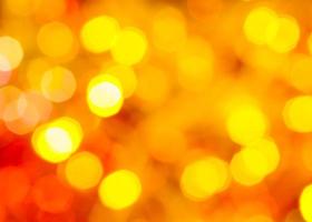 yellow and red twinkling Christmas lights photo