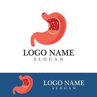 stomach care icon designs vector