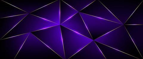 Purple polygon and highlights background.technology futuristic abstract background. Vector illustration.