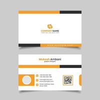 Modern Creative Clean Business Card Design Template vector