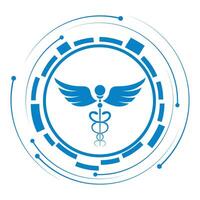 caduceus symbol in target vector