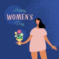 happy womens day vector