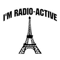 I'm Radio Active vector