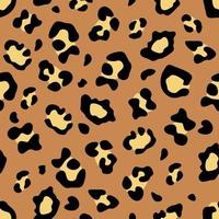 Seamless Pattern With Leopard Skin. Flat Vector Illustration. For Printing On T Shirts And Other Purposes.