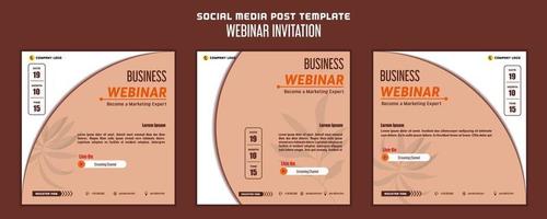 Social media post template modern design, for digital marketing online or poster marketing template vector