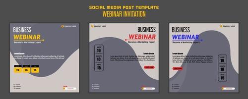 Social media post template modern design, for digital marketing online or poster marketing template vector