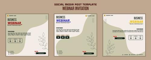 Social media post template modern design, for digital marketing online or poster marketing template vector