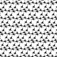 Unique shapes black and white simple and repeatable pattern vector