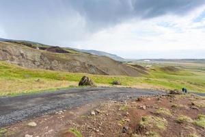 dirt road in Hveragerdi Hot Spring River Trail photo