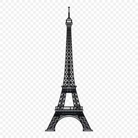 Ilustración de vector de torre eiffel