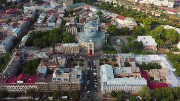 imágenes aéreas de la ciudad vieja y el puerto foto