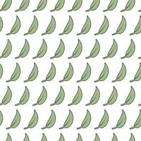 green leaves seamless pattern perfect for background or wallpaper vector