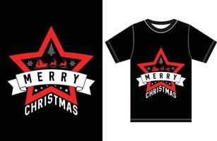 diseño de camiseta de feliz navidad. feliz navidad y feliz año nuevo. diseño de camiseta de navidad. vector